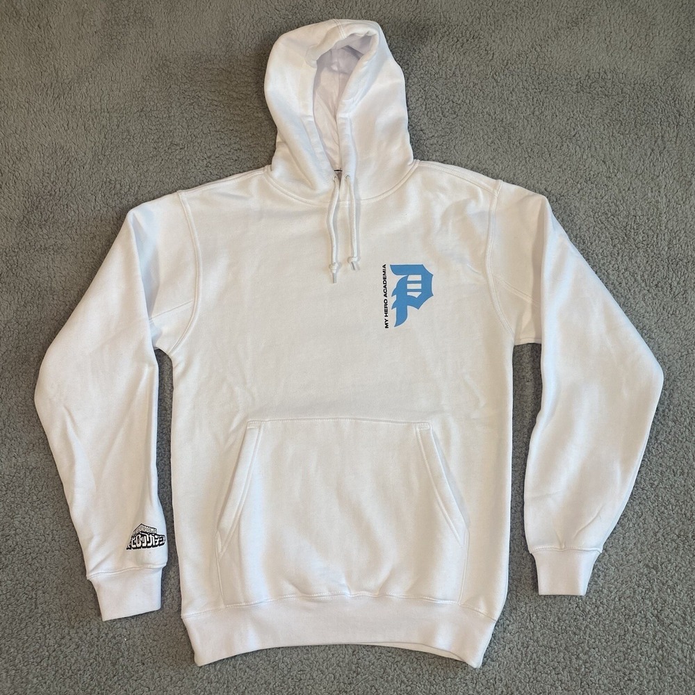 Primitive Skateboards Hoody Small My Hero Academia Flashfreeze Heatwave Pullover